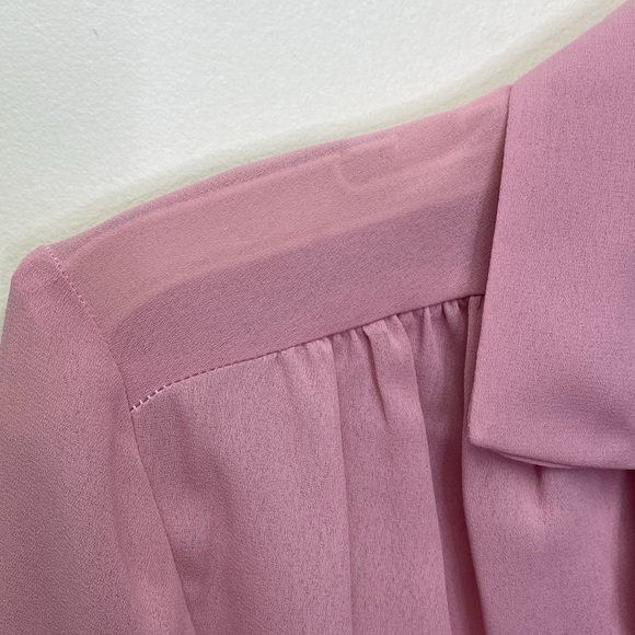 Pink Sheer Blouse - Picture 4 of 4